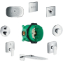 Скрытая часть смесителя Hansgrohe iBox Universal 01800180. Фото